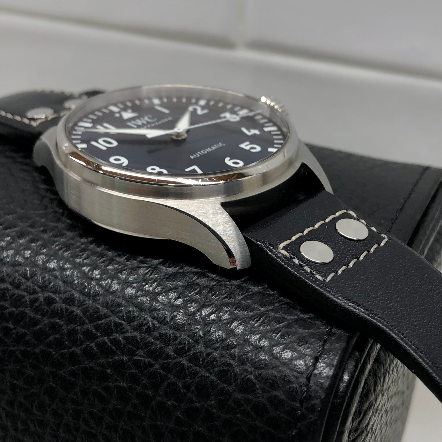 2023 IWC Big Pilot 43 IW329303 Automatic Blue Dial Men's Wristwatch with Box and Papers Unworn - Hashtag Watch Company