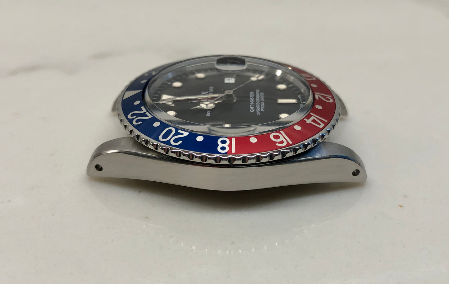 1985 Rolex GMT MASTER 16750 Pepsi Steel Automatic Wristwatch with Box and Papers - HASHTAGWATCHCO