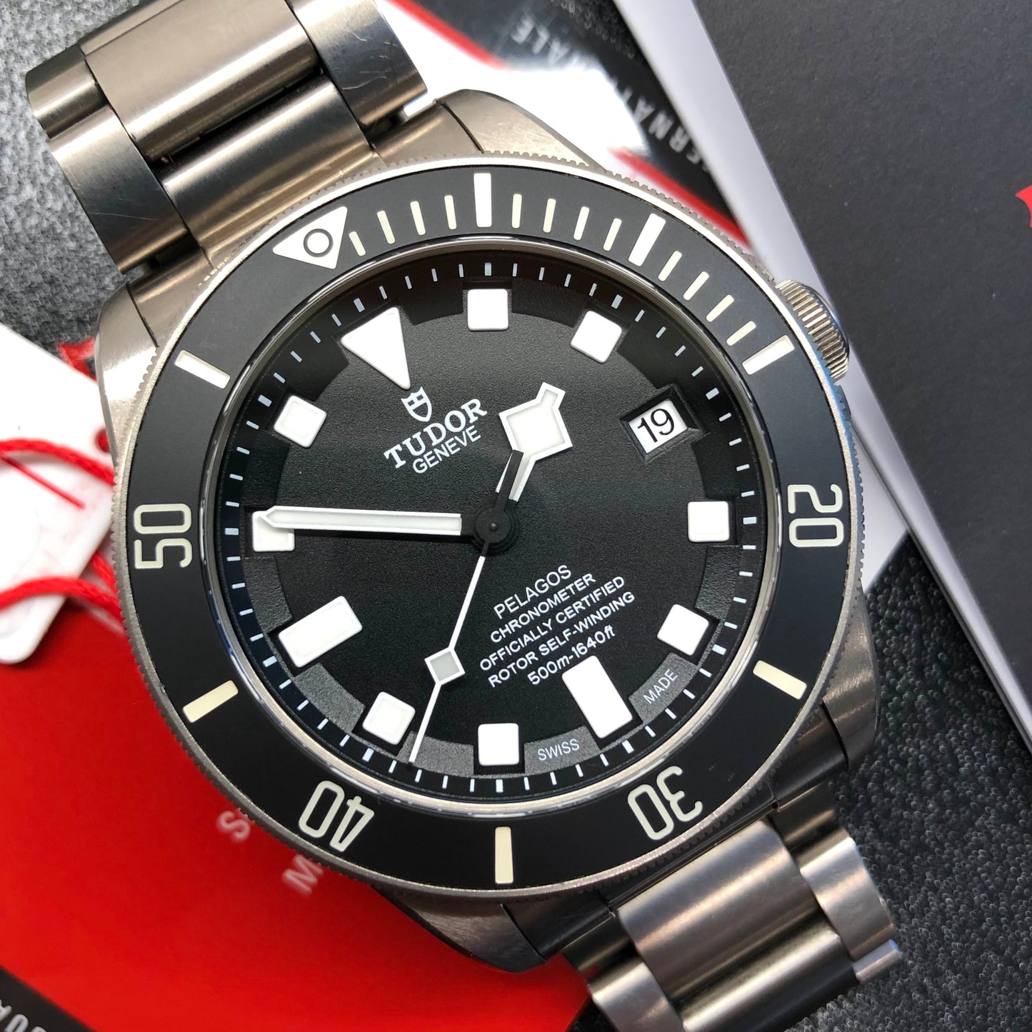 2020 Tudor Pelagos 25600TN Titanium Automatic 42mm Black Wristwatch with Box and Papers - HASHTAGWATCHCO