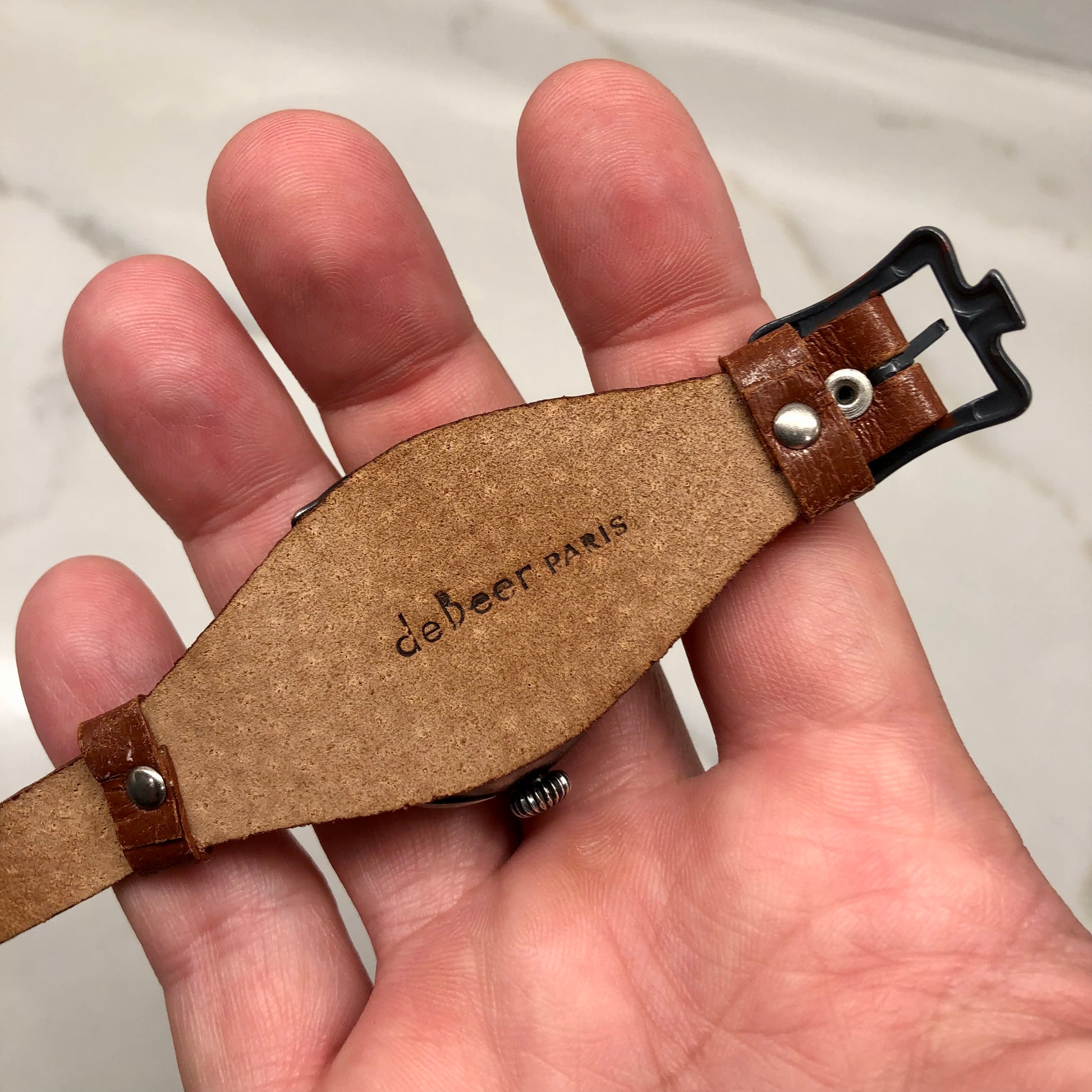 1917 Rolex WWI Trench .875 Silver White Porcelain Flex Lug Wristwatch - HASHTAGWATCHCO