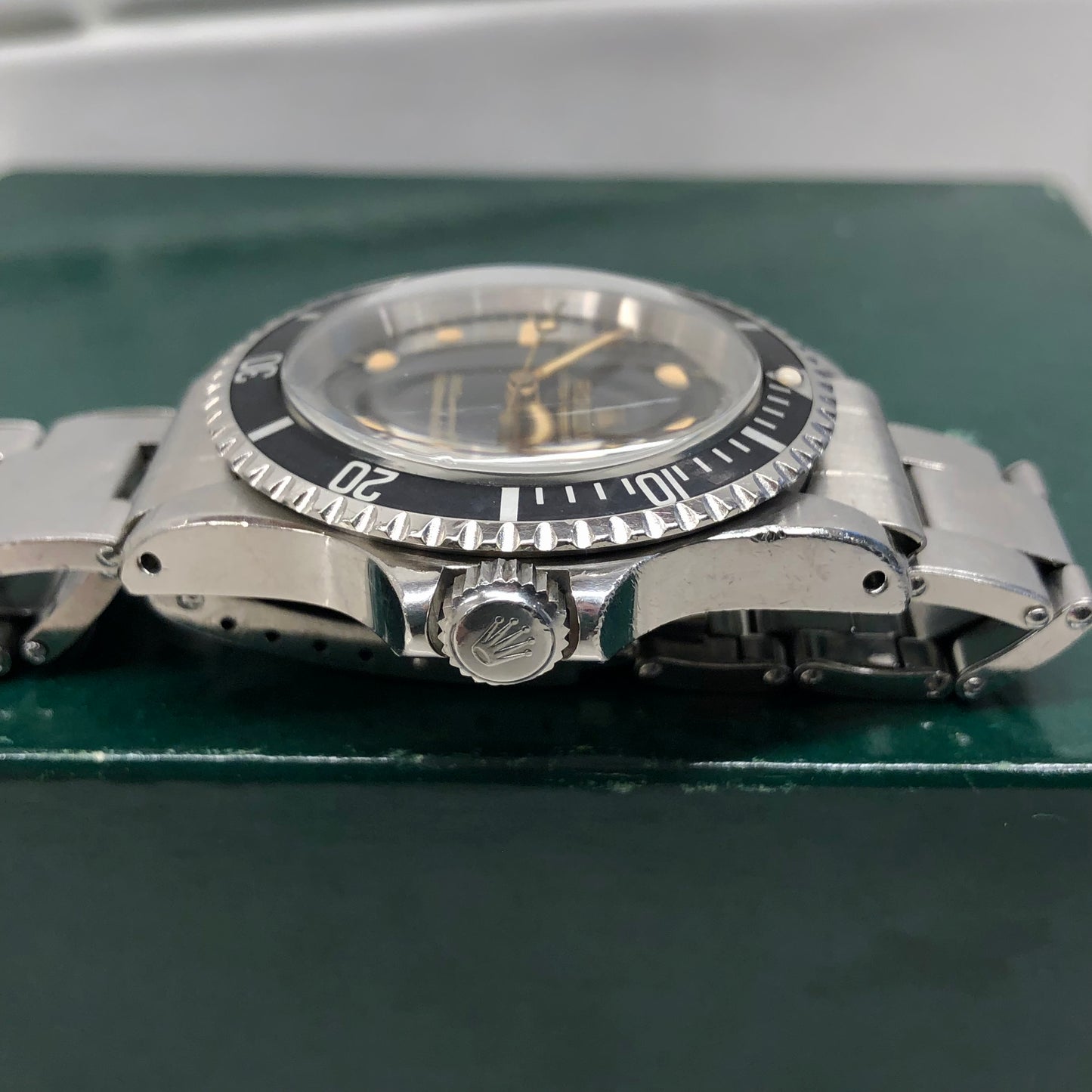 1965 Rolex Submariner 5513 Gilt Dial Meters First Long 5 Insert Stainless Steel Automatic Wristwatch - HASHTAGWATCHCO