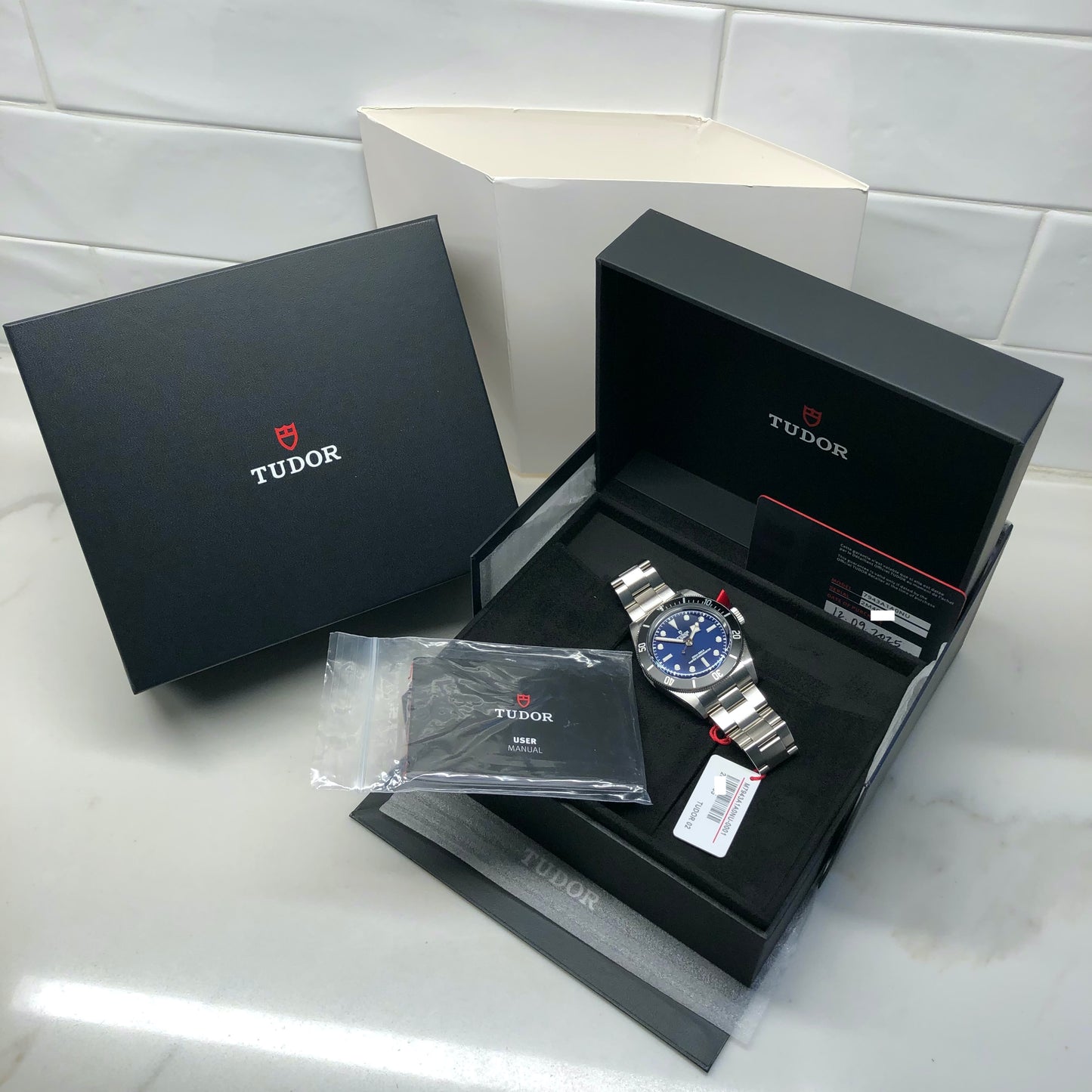2025 Tudor Black Bay Ultra 68 7943A1A0NU Blue Dial Steel Automatic Wristwatch with Box and Papers Unworn Wrapped - HASHTAGWATCHCO