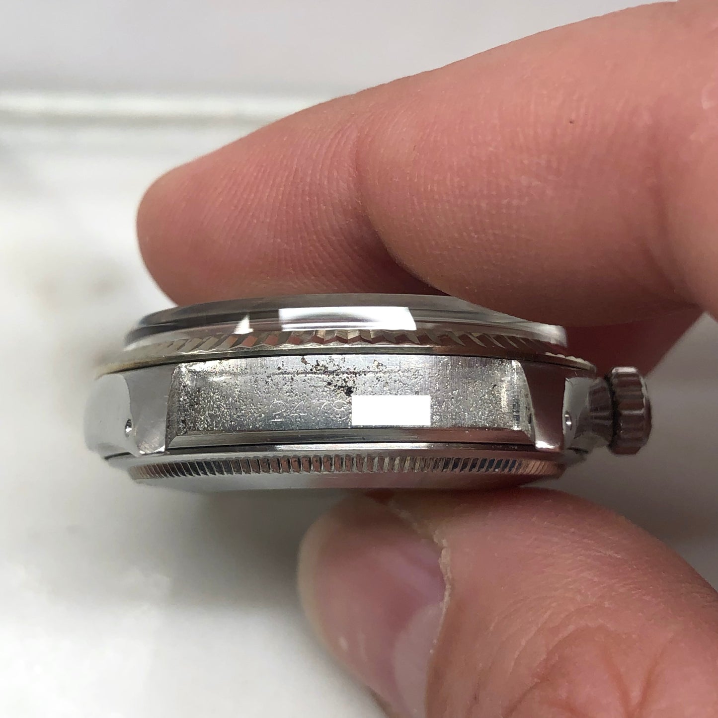 1970 Rolex Datejust 1601 Lavender Dial Steel Jubilee Fluted Automatic Wristwatch - HASHTAGWATCHCO