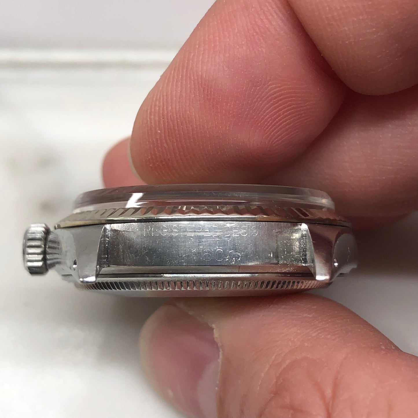 1970 Rolex Datejust 1601 Lavender Dial Steel Jubilee Fluted Automatic Wristwatch - HASHTAGWATCHCO
