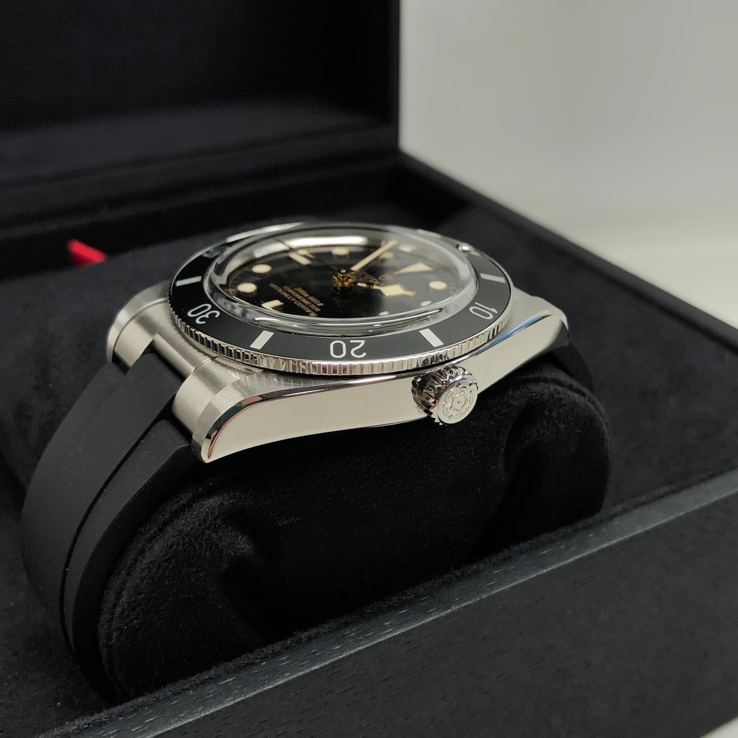 2023 Tudor Black Bay 54 79000N Black Steel Rubber Wristwatch with Box and Papers - HASHTAGWATCHCO