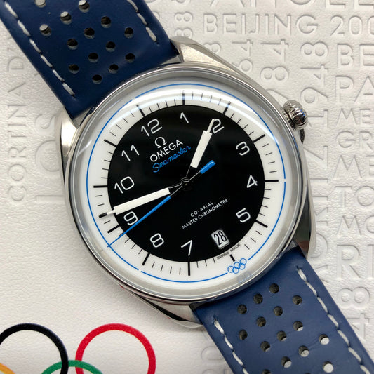 Omega Seamaster Olympic Time Keeper Limited Edition 522.32.40.20.01.001 Steel Mens Wristwatch with Box and Papers - HASHTAGWATCHCO