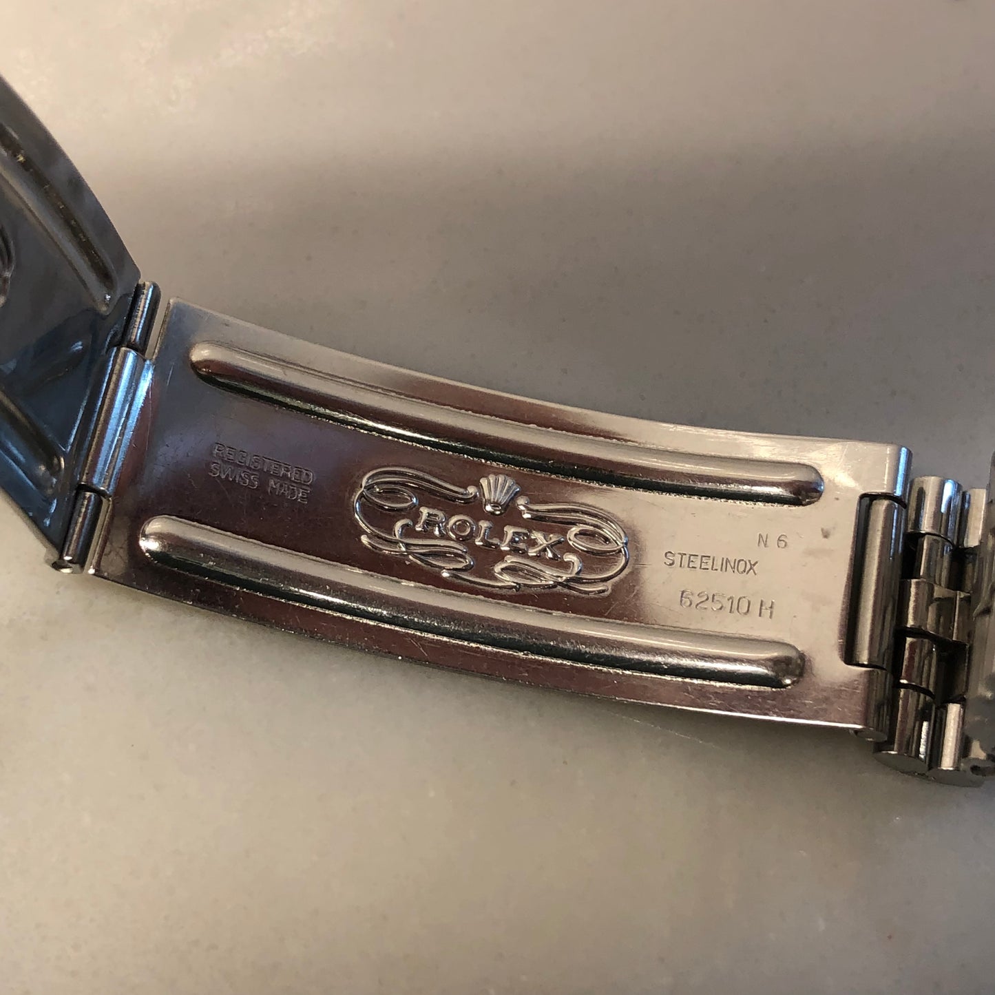 1970 Rolex Datejust 1601 Lavender Dial Steel Jubilee Fluted Automatic Wristwatch - HASHTAGWATCHCO