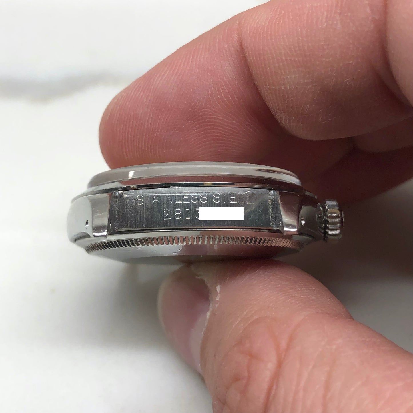 1971 Rolex Date 1500 Oyster Perpetual Silver Radial Dial Steel Automatic Wristwatch - HASHTAGWATCHCO