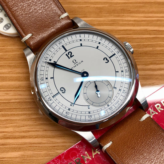 2022 Omega CK 859 39mm 511.12.39.21.99.002 Leather Wristwatch with Box and Papers - HASHTAGWATCHCO