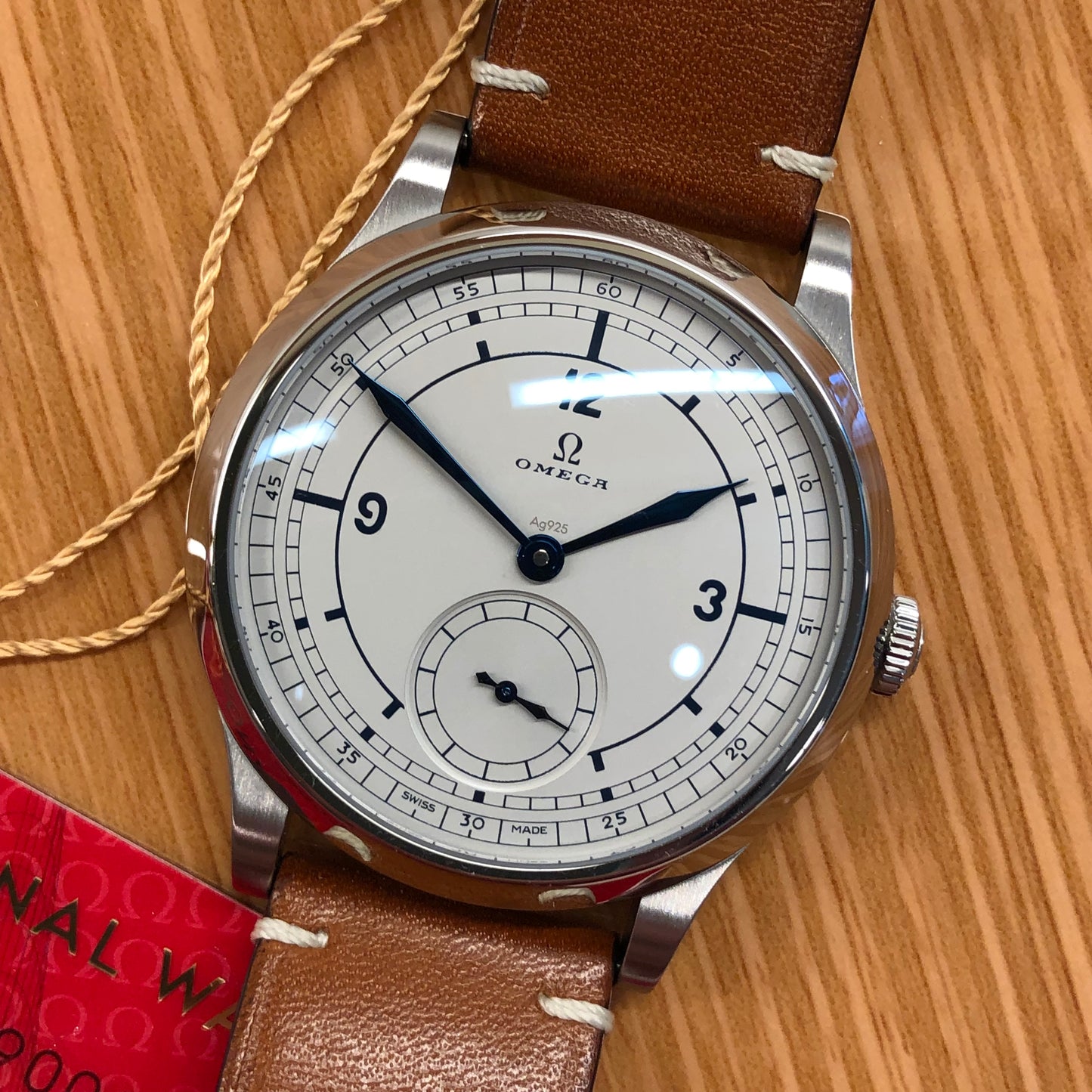 2022 Omega CK 859 39mm 511.12.39.21.99.002 Leather Wristwatch with Box and Papers - HASHTAGWATCHCO