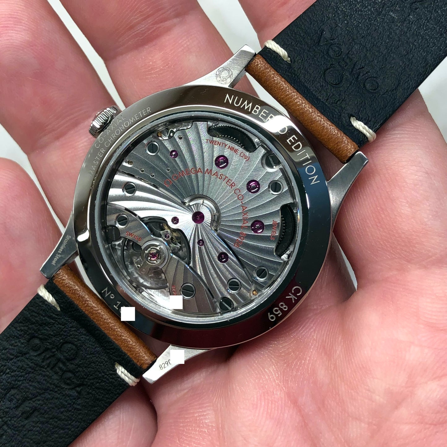 2022 Omega CK 859 39mm 511.12.39.21.99.002 Leather Wristwatch with Box and Papers - HASHTAGWATCHCO