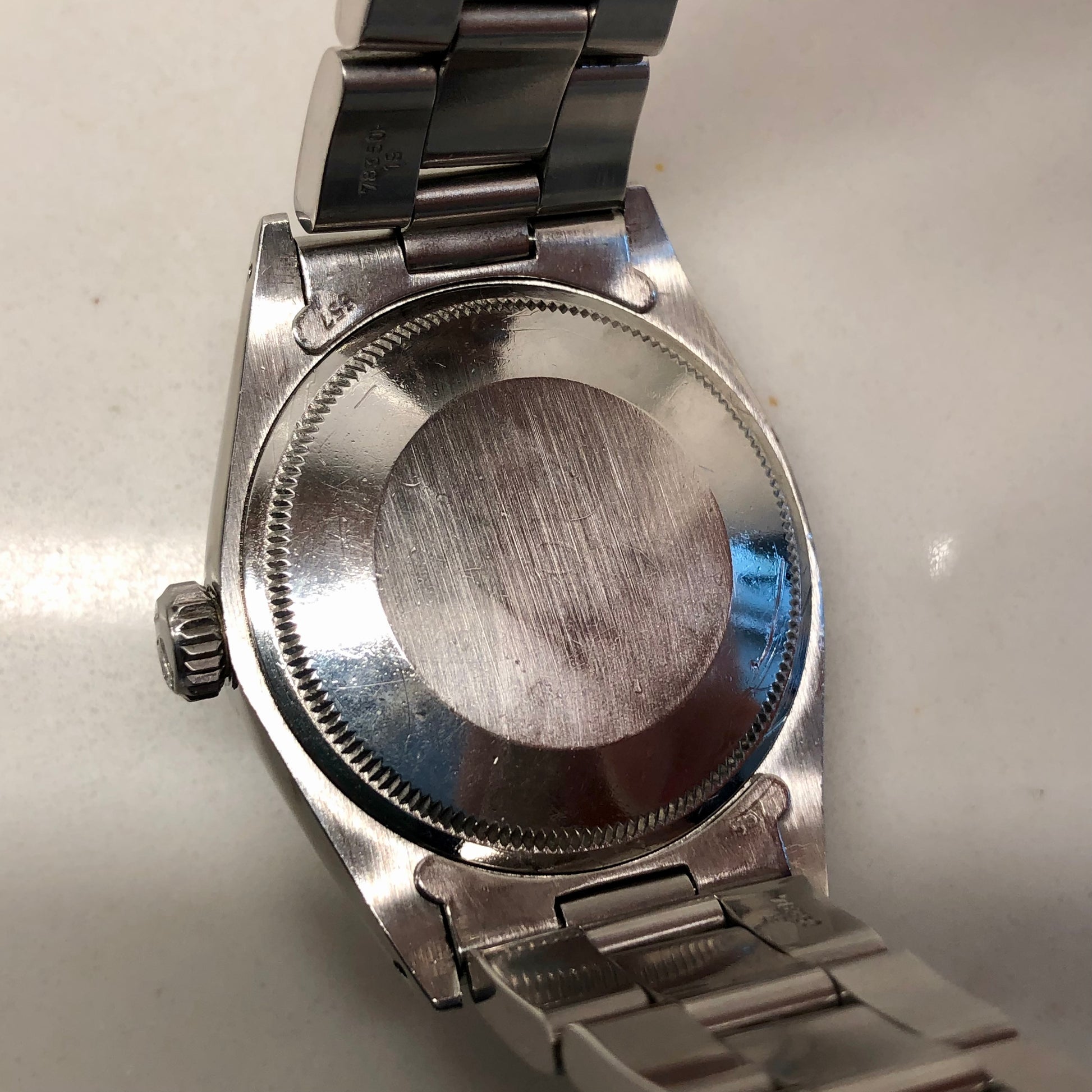 1971 Rolex Date 1500 Oyster Perpetual Silver Radial Dial Steel Automatic Wristwatch - HASHTAGWATCHCO