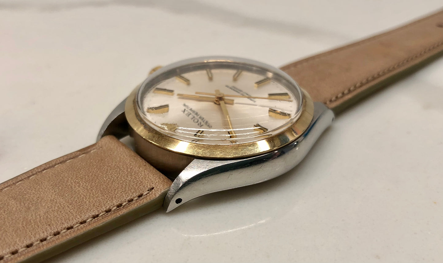 1976 Rolex Oyster Perpetual 1002 Two Tone Automatic Wristwatch