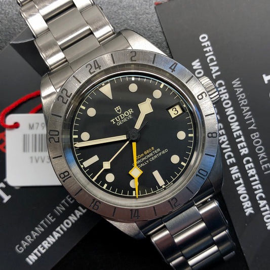 2022 Tudor Black Bay Pro GMT 79470 Steel Wristwatch with Box and Papers - HASHTAGWATCHCO