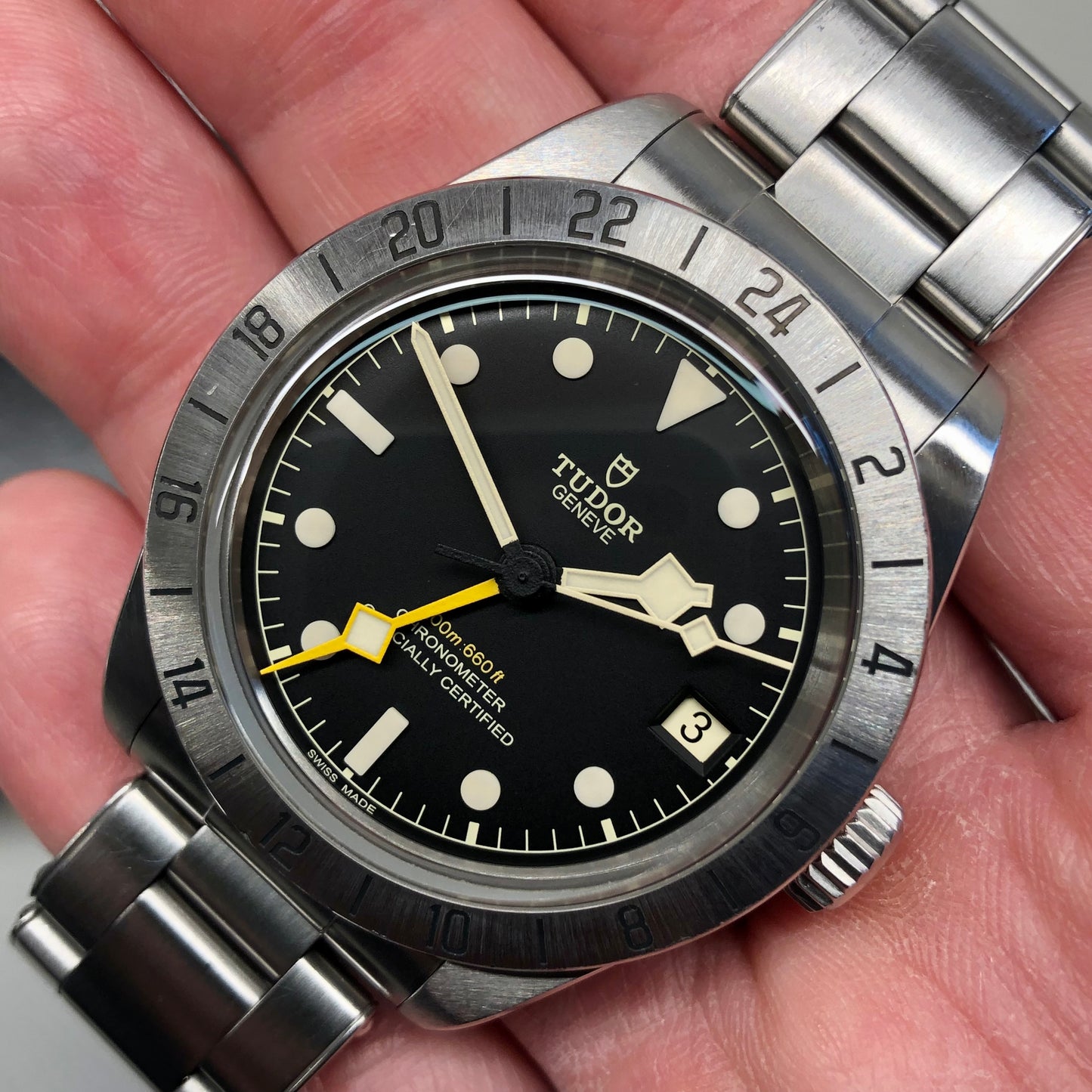 2022 Tudor Black Bay Pro GMT 79470 Steel Wristwatch with Box and Papers