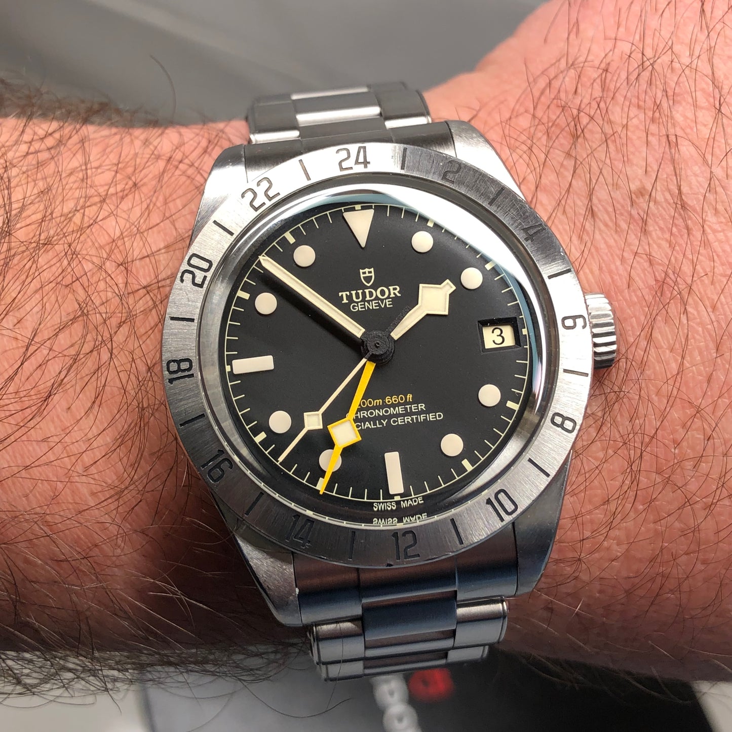 2022 Tudor Black Bay Pro GMT 79470 Steel Wristwatch with Box and Papers