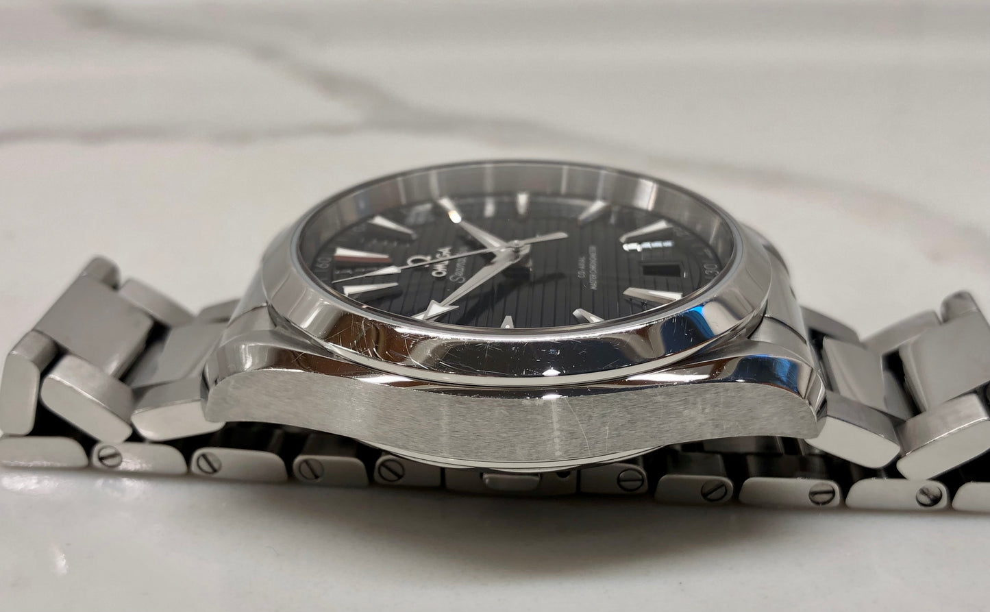 Omega Seamaster Aqua Terra 150M Black 220.10.41.21.01.001 Wristwatch with Box and Papers - HASHTAGWATCHCO