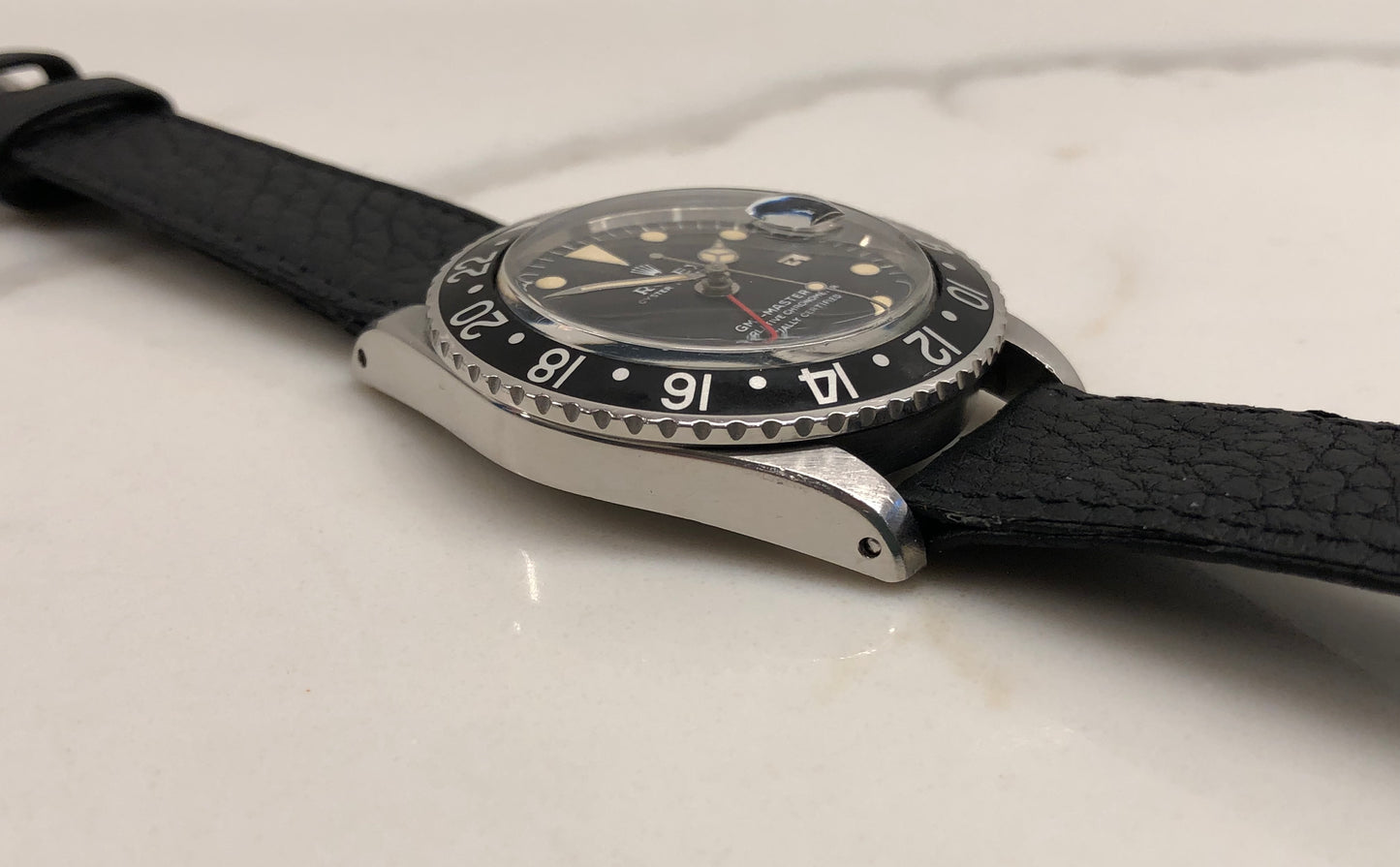 1971 Rolex GMT MASTER 1675 Mk 1 Long E Matte Dial Steel Automatic Wristwatch - HASHTAGWATCHCO
