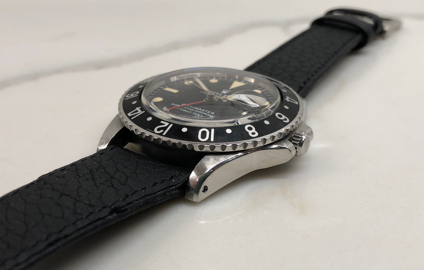 1971 Rolex GMT MASTER 1675 Mk 1 Long E Matte Dial Steel Automatic Wristwatch - HASHTAGWATCHCO