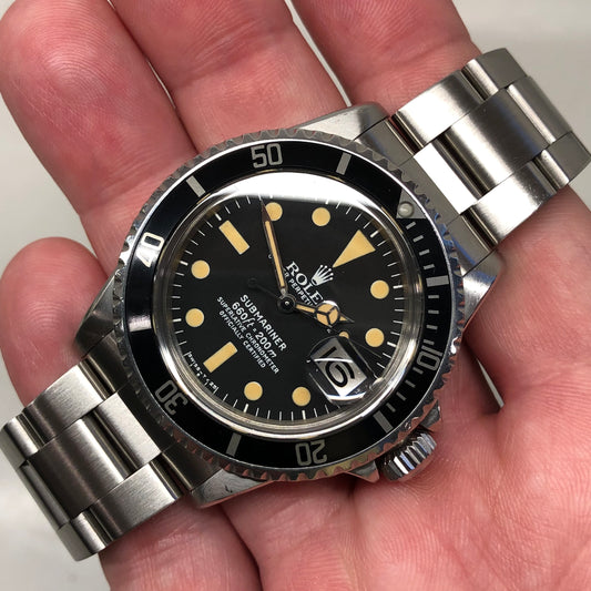 1975 Rolex Submariner 1680 Mk 1 Matte Dial Steel Automatic Wristwatch - HASHTAGWATCHCO