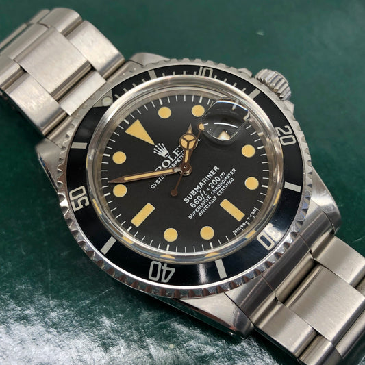 1975 Rolex Submariner 1680 Mk 1 Matte Dial Steel Automatic Wristwatch - HASHTAGWATCHCO