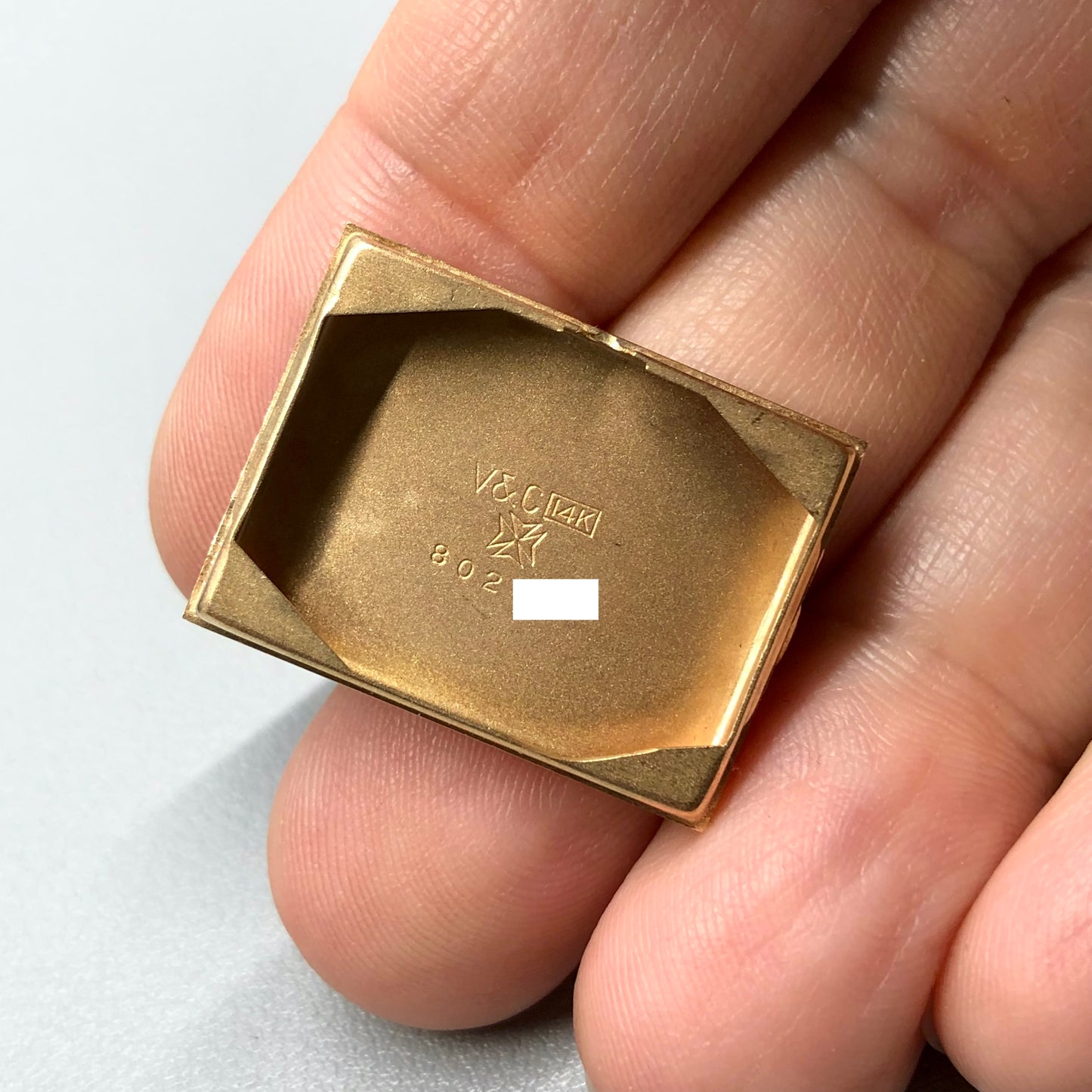 1945 Vacheron & Constantin 14K Yellow Gold Rectangular Fancy Lugs 435/3C Wristwatch with Box and Guarantee Papers - HASHTAGWATCHCO