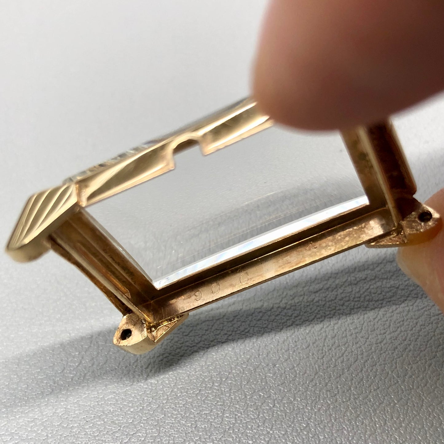 1945 Vacheron & Constantin 14K Yellow Gold Rectangular Fancy Lugs 435/3C Wristwatch with Box and Guarantee Papers - HASHTAGWATCHCO
