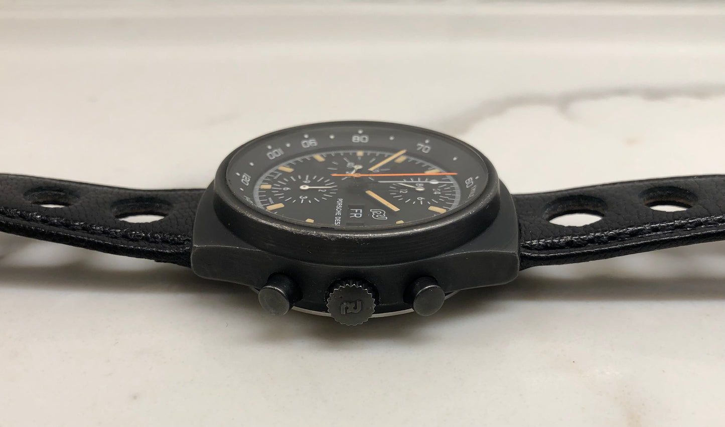 1980s Orfina Porsche Design Chronograph 7176S "Top Gun" Lemania 5100 Automatic Wristwatch - HASHTAGWATCHCO