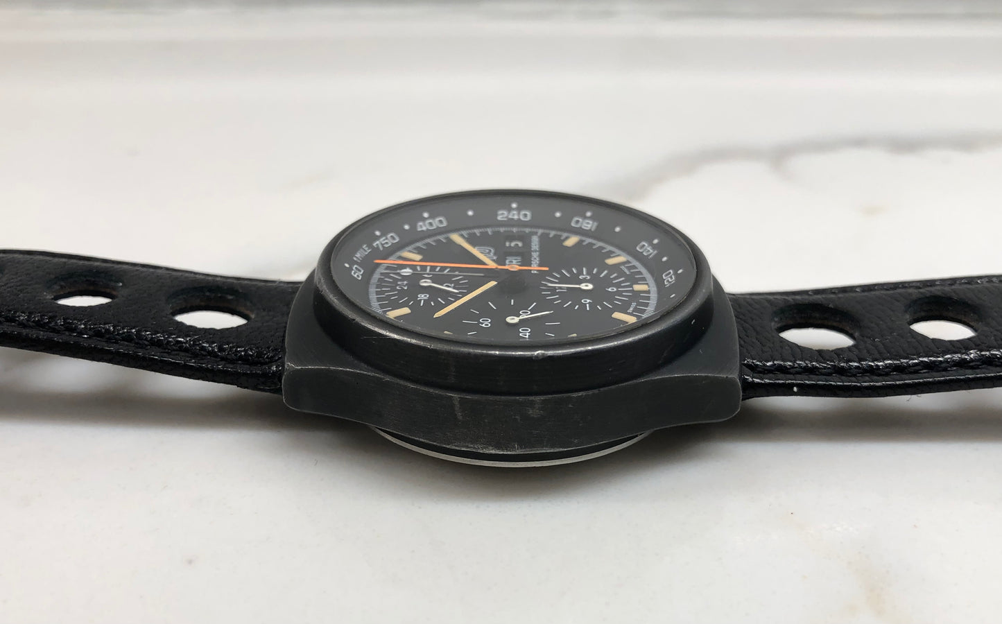 1980s Orfina Porsche Design Chronograph 7176S "Top Gun" Lemania 5100 Automatic Wristwatch - HASHTAGWATCHCO