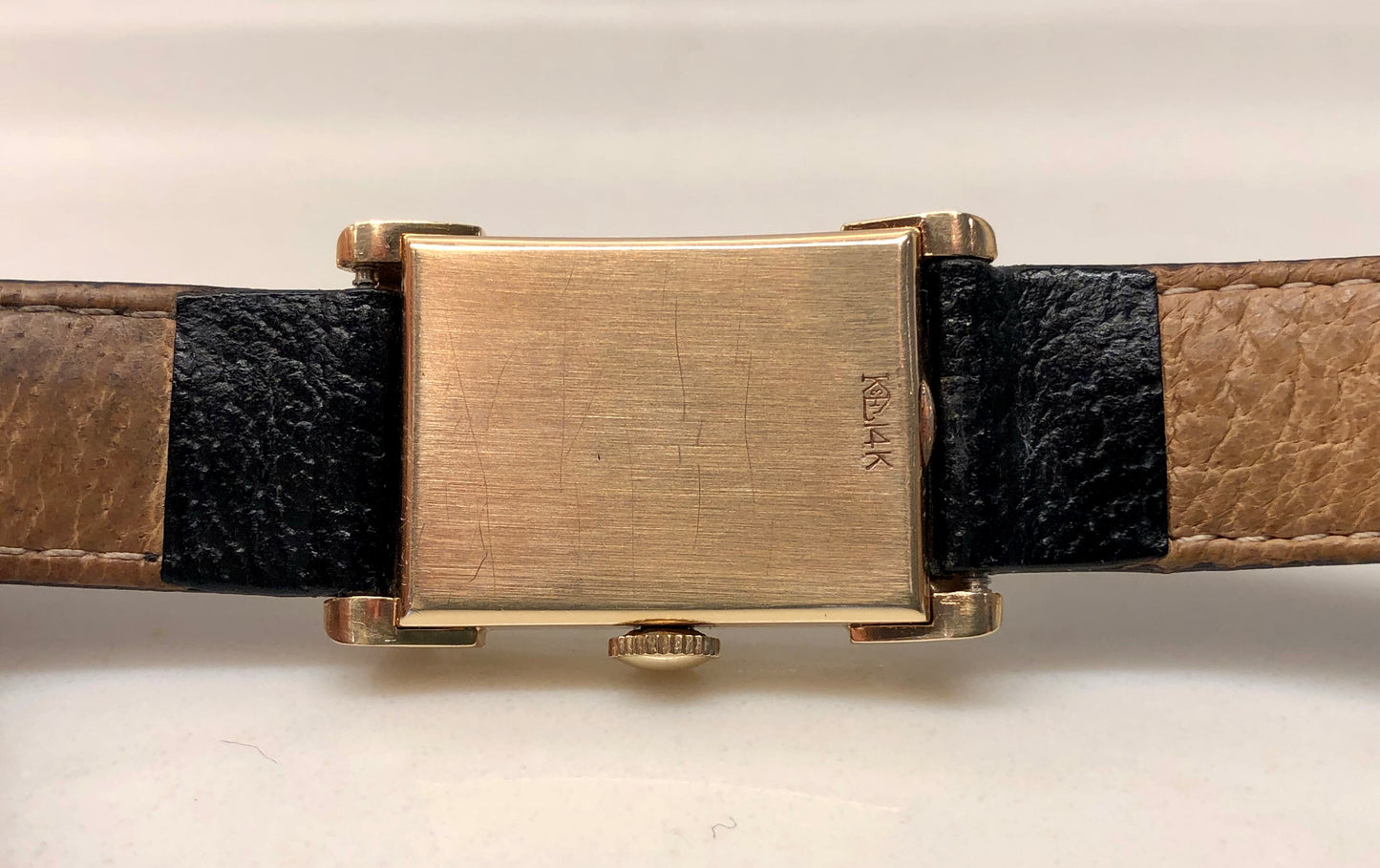 1945 Vacheron & Constantin 14K Yellow Gold Rectangular Fancy Lugs 435/3C Wristwatch with Box and Guarantee Papers - HASHTAGWATCHCO
