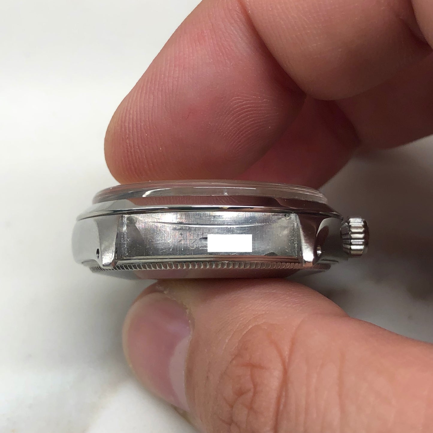 1964 Rolex Air King Precision 5500 Stainless Steel Arabic Dial Automatic Wristwatch - HASHTAGWATCHCO