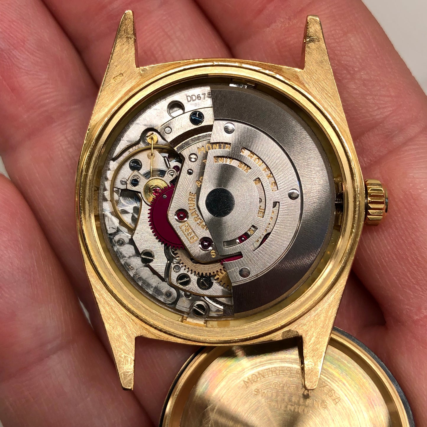 1966 Rolex President 1803 Day Date Yellow Gold Champagne Automatic Wristwatch - HASHTAGWATCHCO