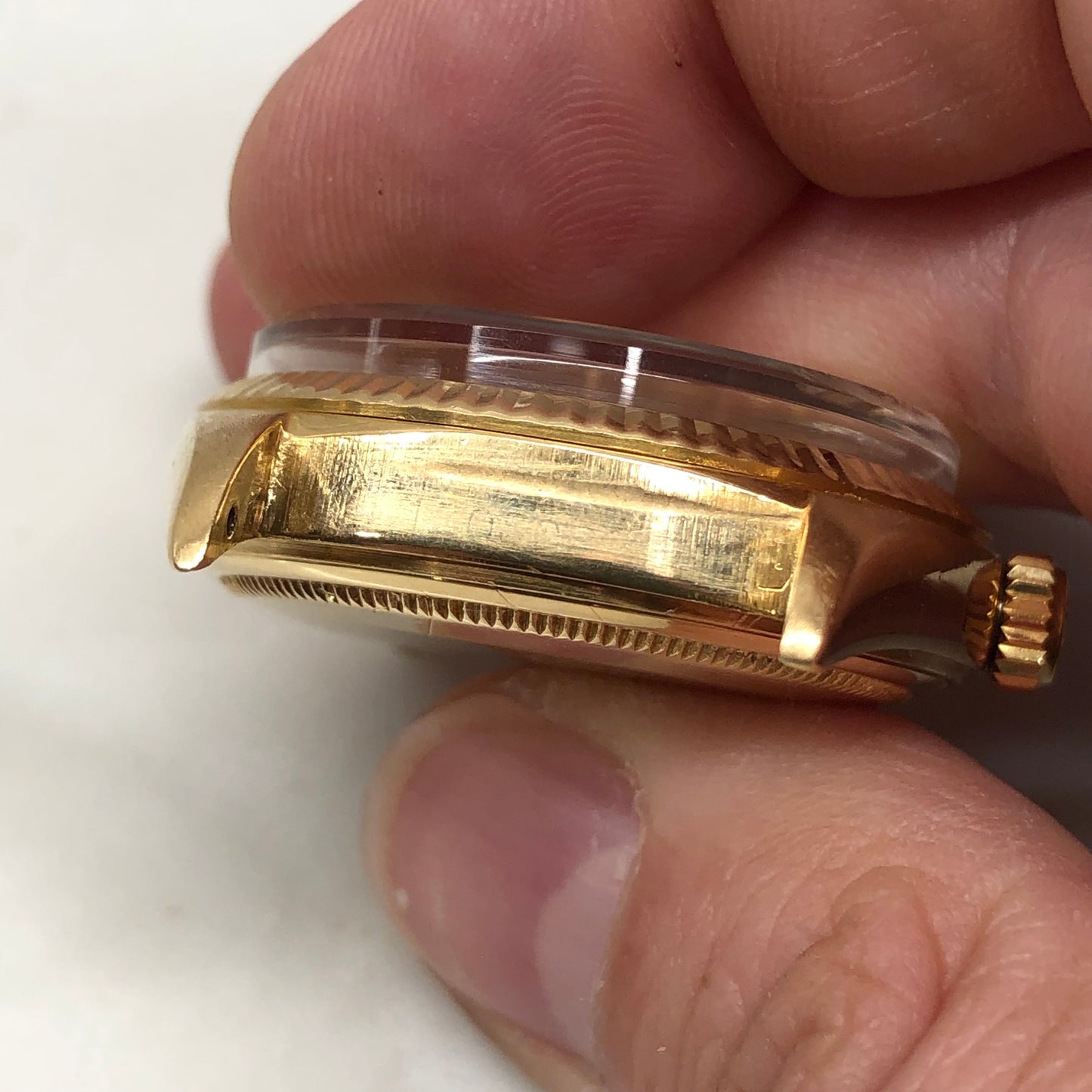 1966 Rolex President 1803 Day Date Yellow Gold Champagne Automatic Wristwatch - HASHTAGWATCHCO
