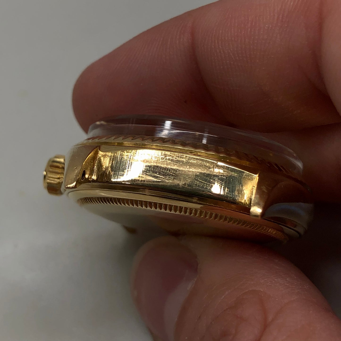 1966 Rolex President 1803 Day Date Yellow Gold Champagne Automatic Wristwatch - HASHTAGWATCHCO