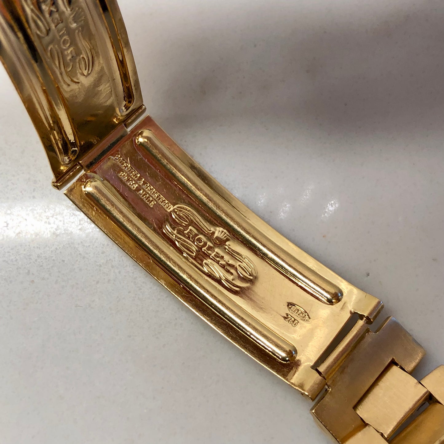 1966 Rolex President 1803 Day Date Yellow Gold Champagne Automatic Wristwatch - HASHTAGWATCHCO