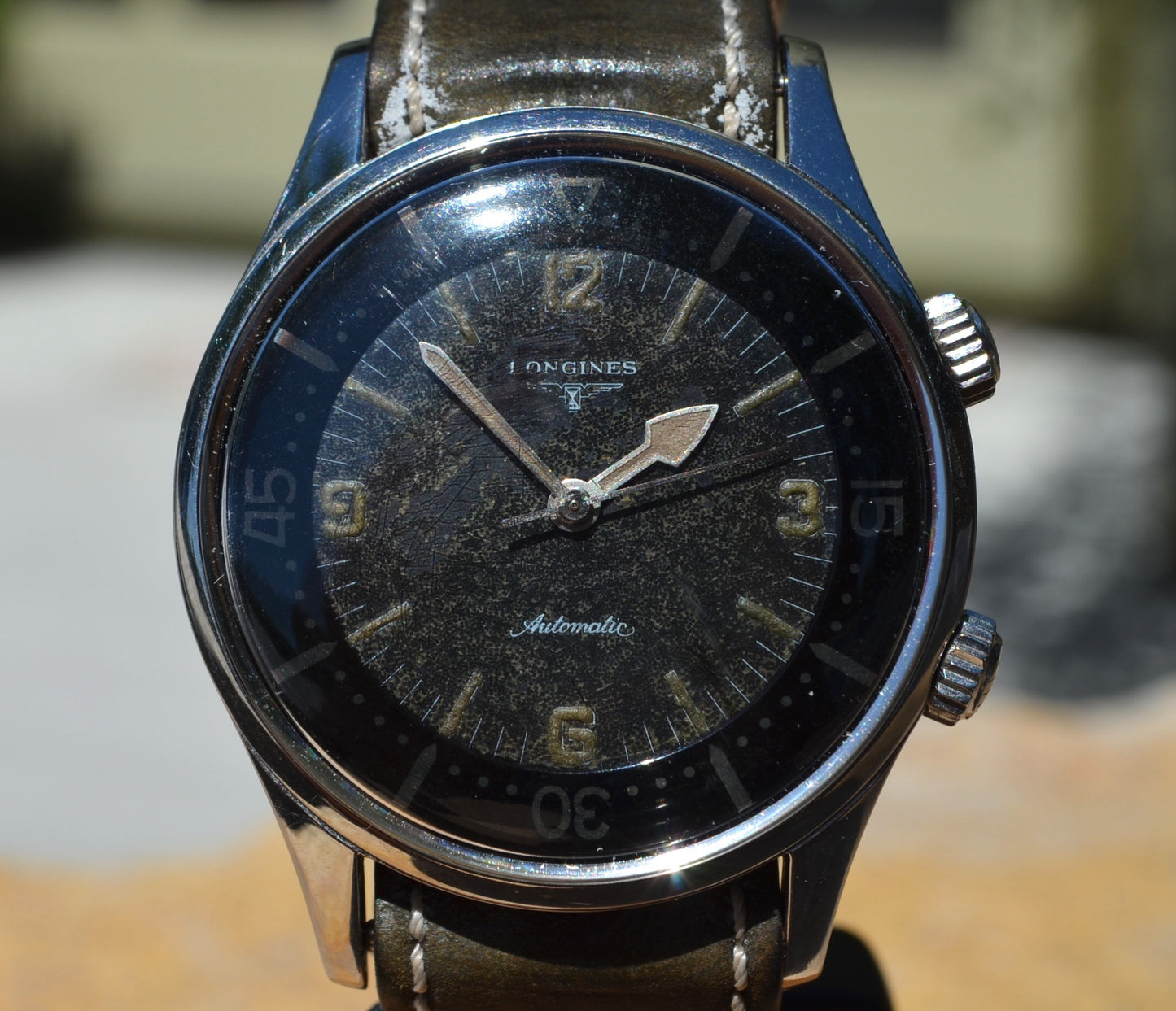 Vintage Longines Compressor 7150-1 Divers 1960's Automatic Stainless Steel Wristwatch - Hashtag Watch Company