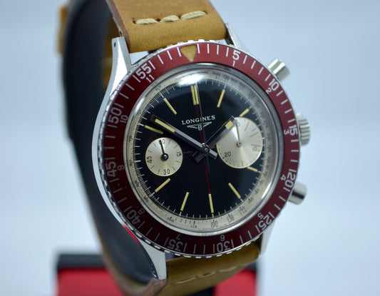 Vintage Longines 30CH "Big Eye" Steel Chronograph Wristwatch - Hashtag Watch Company