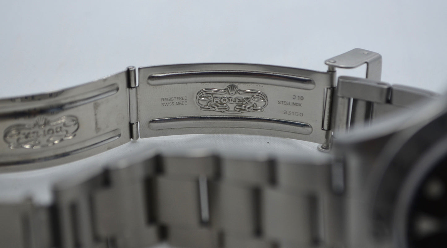 Rolex Explorer II 16570 GMT Black Dial "X" Serial 1991 Automatic Steel Watch - Hashtag Watch Company
