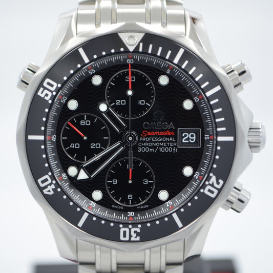 Omega Seamaster Professional 213.30.42.40.01.001 Chronograph 300M Steel Watch - Hashtag Watch Company