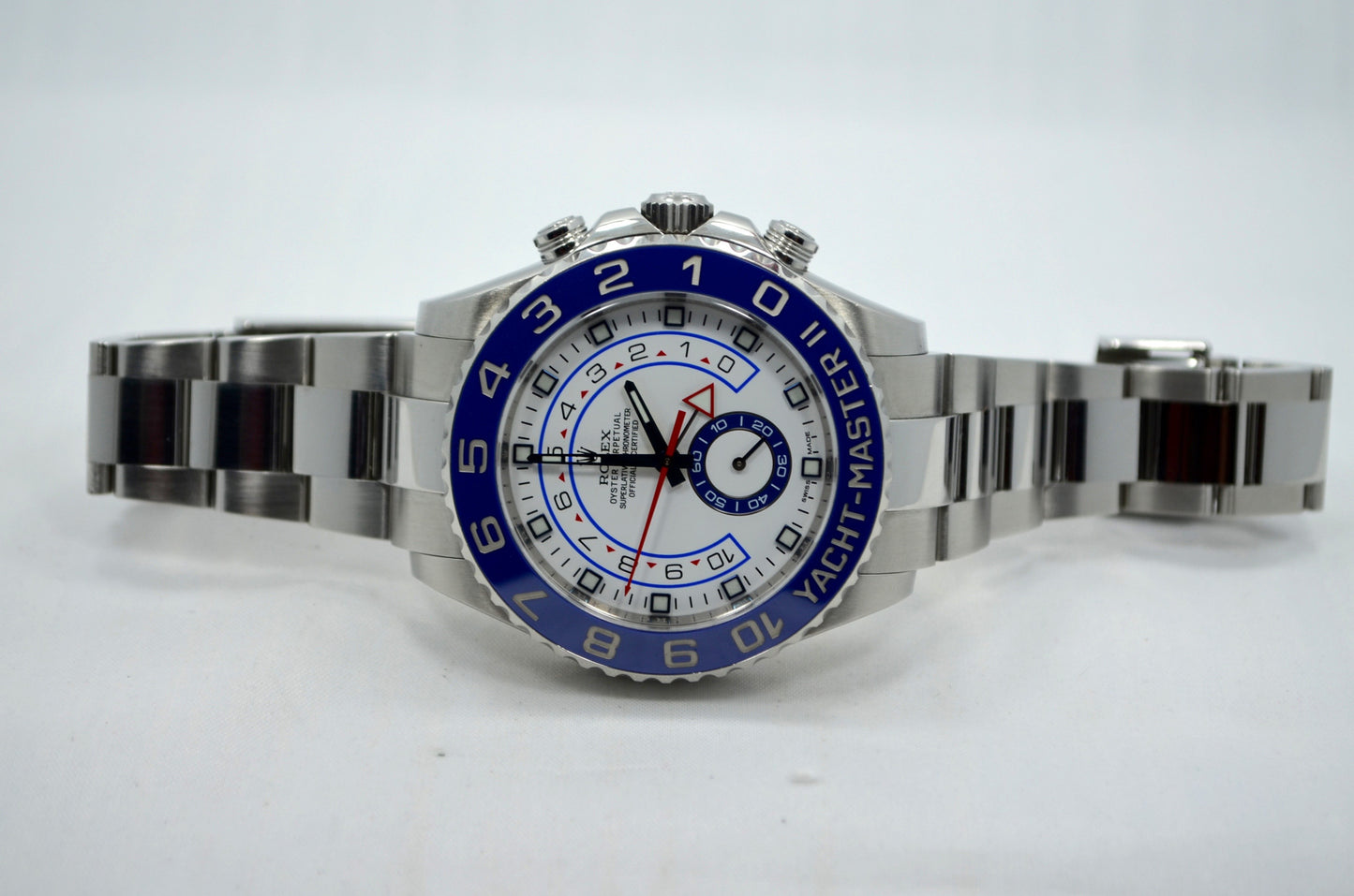 Rolex Yachtmaster II 116680 Stainless Steel Automatic Ceramic Wristwatch - Hashtag Watch Company