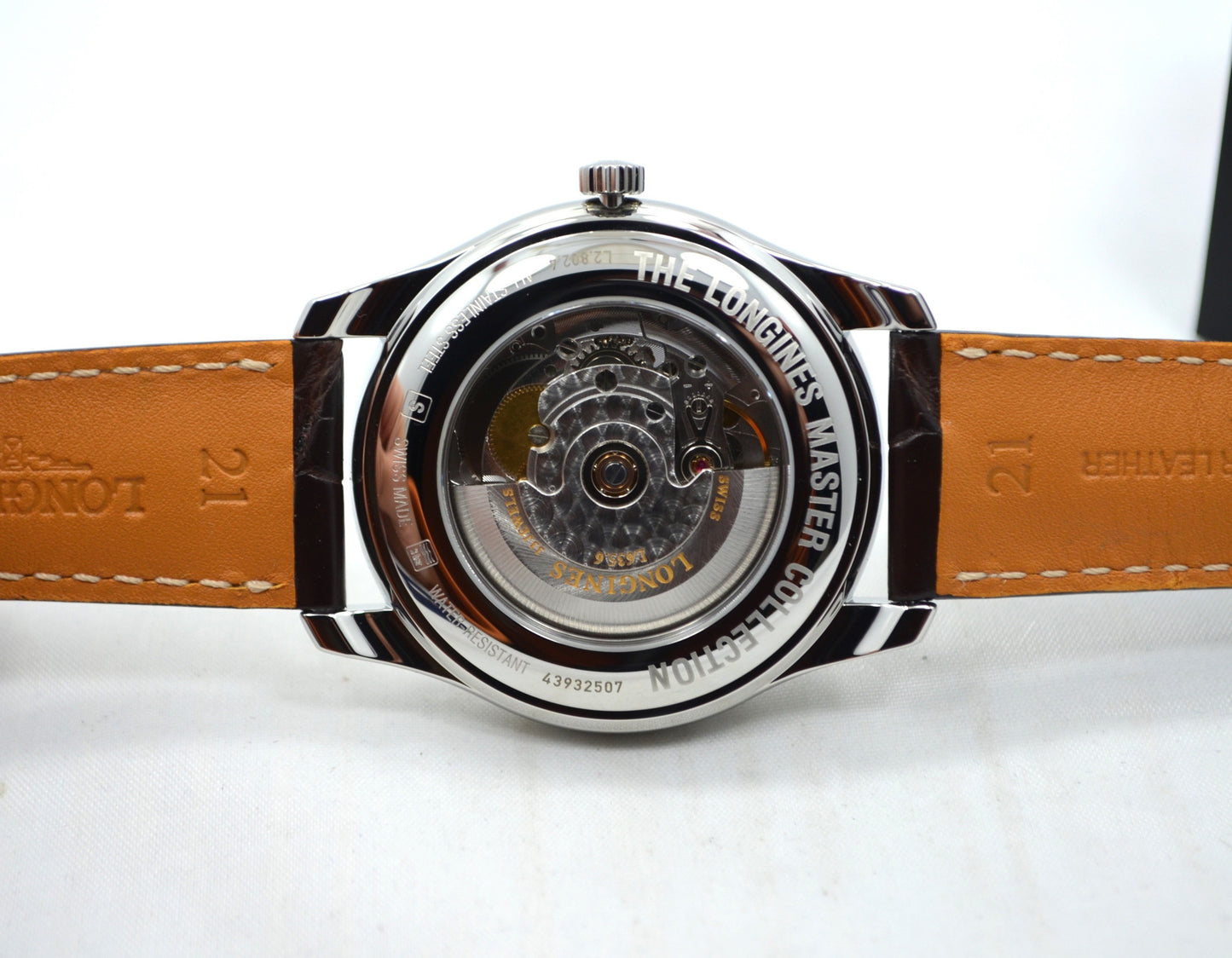 Longines Master Automatic GMT L2.802.4.70.3 Steel Leather Mens Watch - Hashtag Watch Company