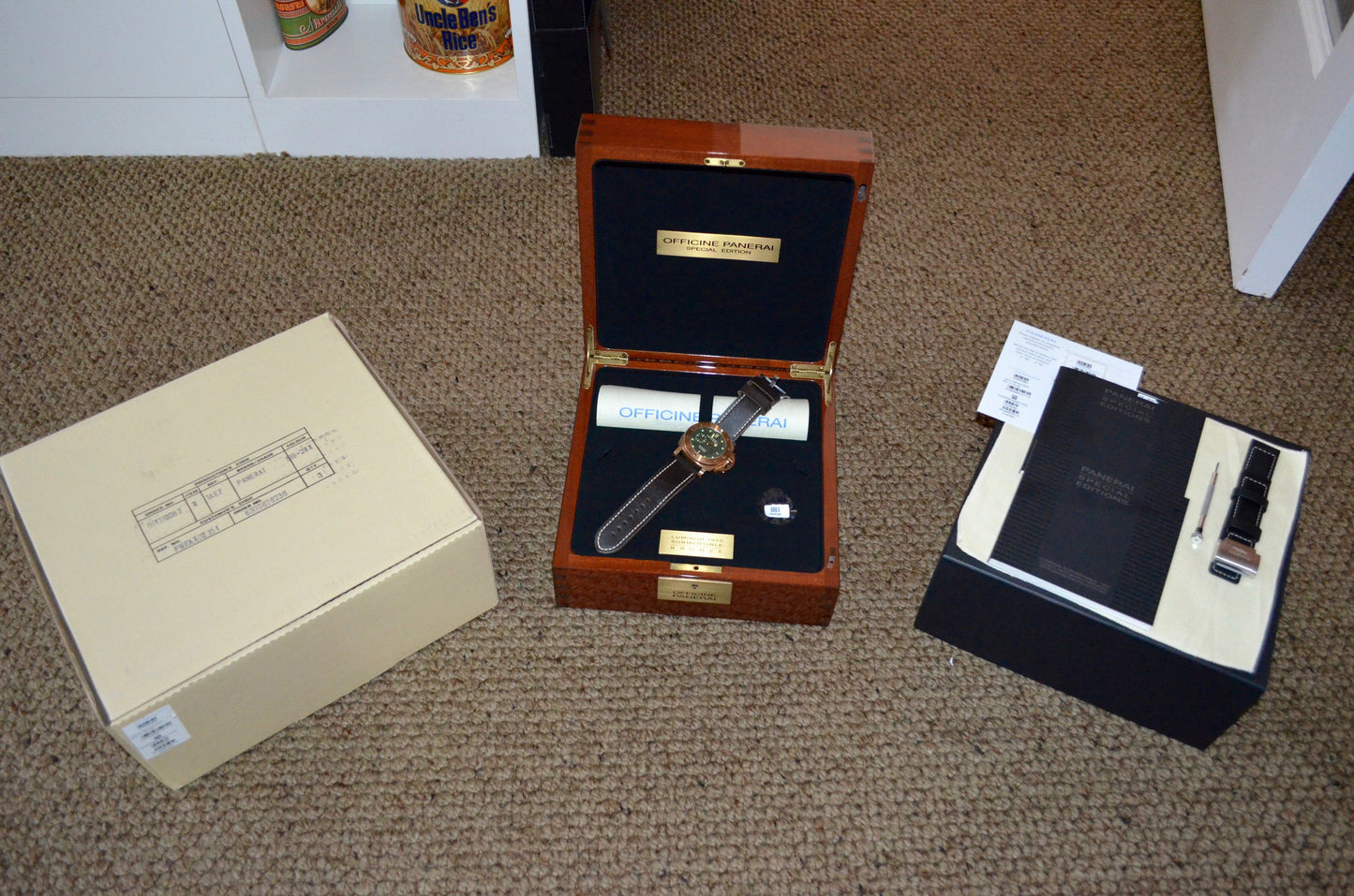 Panerai PAM 382 Bronzo Luminor Submersible 1950 3 Day Automatic Watch - Hashtag Watch Company