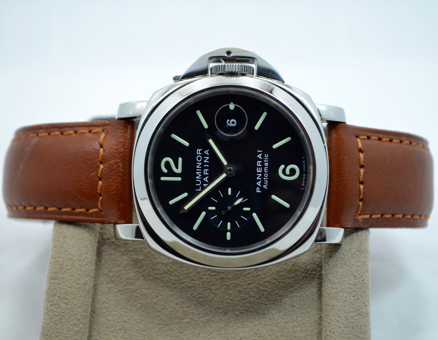Panerai Luminor Marina PAM 104 44mm "E" Series Steel Automatic Watch - Hashtag Watch Company