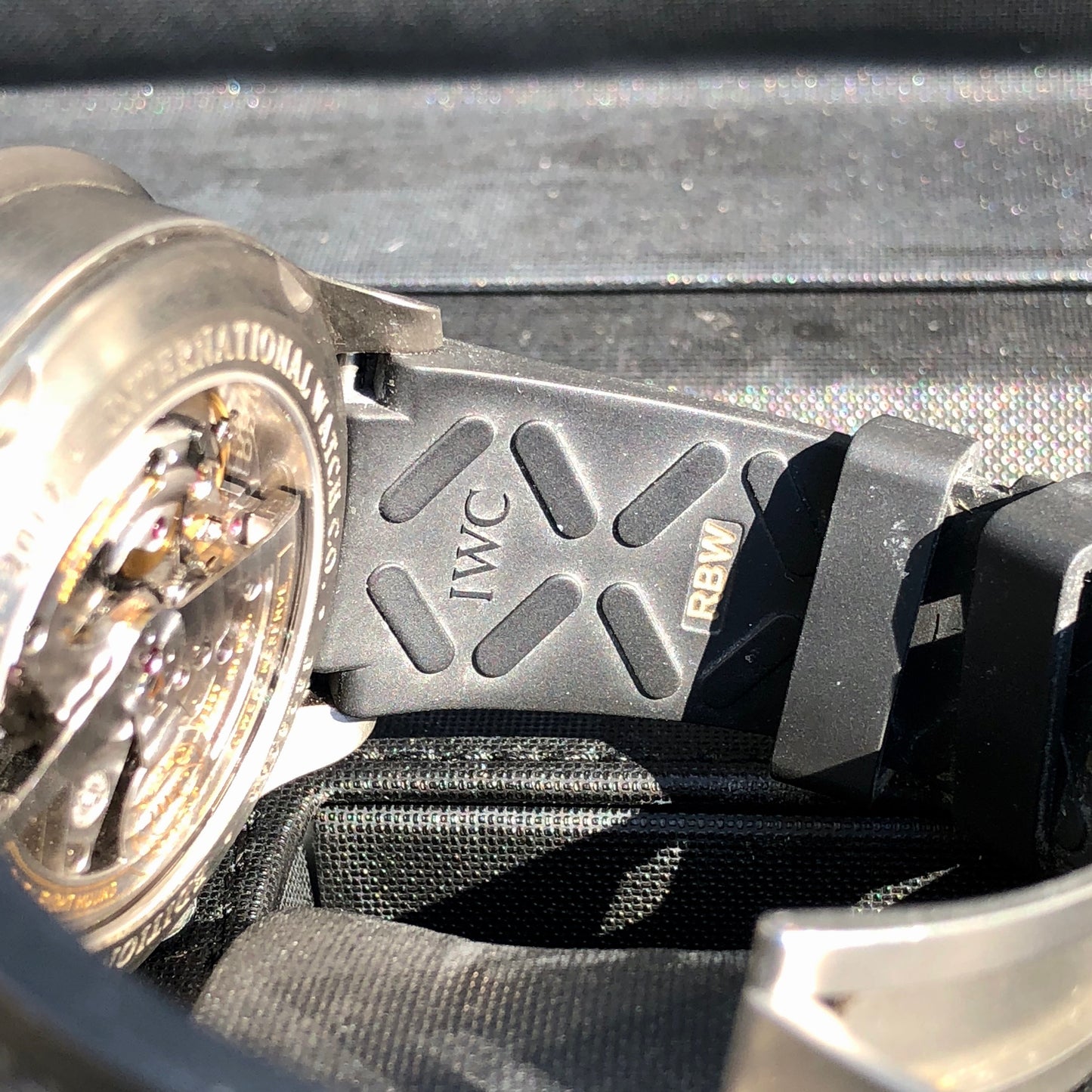 IWC Portuguese Yacht Club IW390212 Black Carbon Titanium Chronograph Volvo Ocean Race Box Papers - Hashtag Watch Company