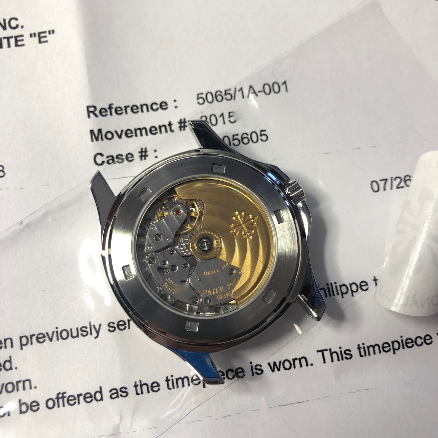 Patek Philippe Jumbo Aquanaut 5065 Stainless Steel Automatic Wristwatch 5065/1A - Hashtag Watch Company