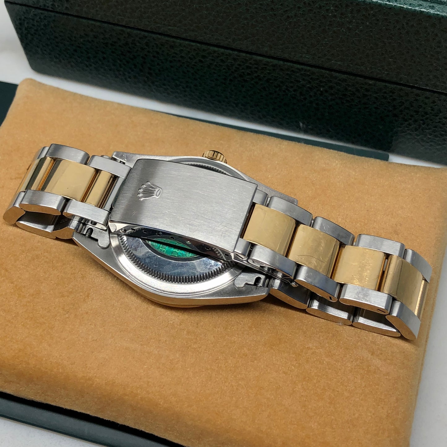 2000 Rolex Datejust 16203 Mother of Pearl Oyster Two Tone Wristwatch Box Papers - Hashtag Watch Company