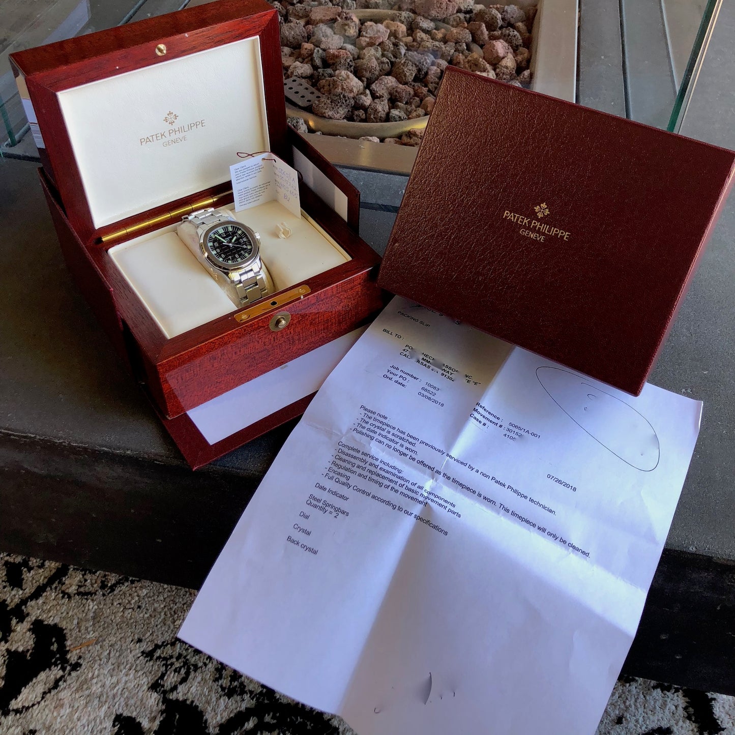 Patek Philippe Jumbo Aquanaut 5065 Stainless Steel Automatic Wristwatch 5065/1A - Hashtag Watch Company
