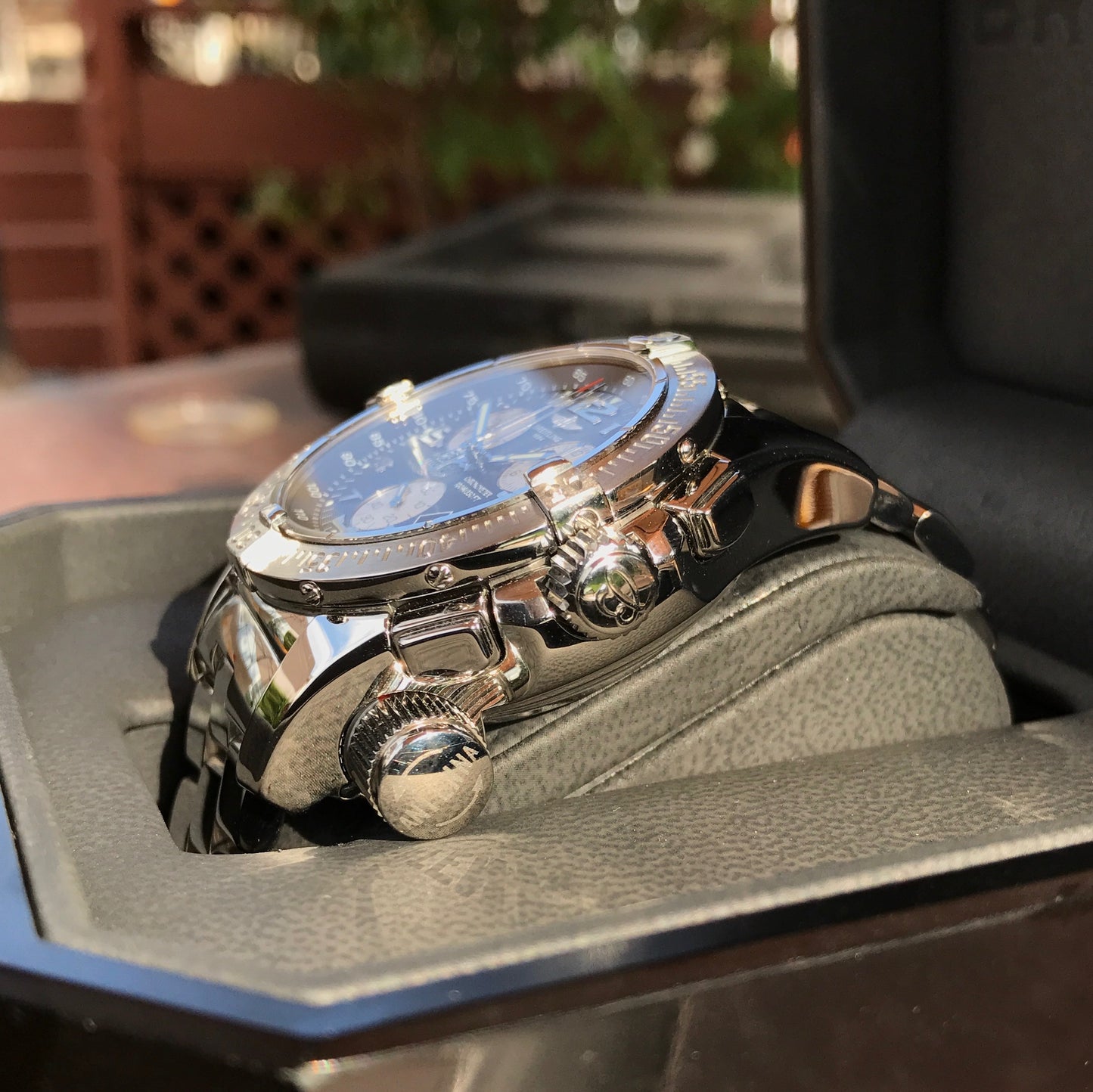 Breitling EMERGENCY MISSION A73322 Stainless Steel Chronograph Aviation Wristwatch Box Papers - Hashtag Watch Company