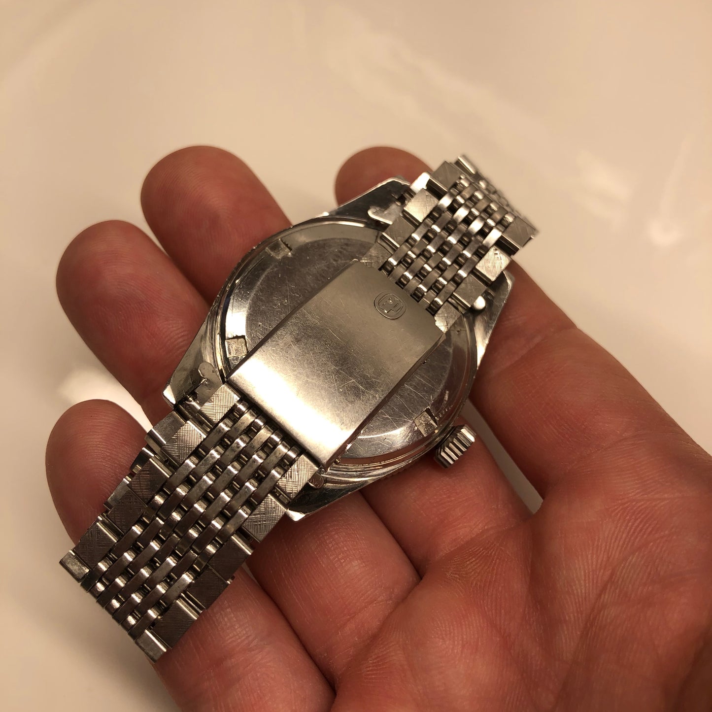 Girard Perregaux Gyromatic Deep Diver 8867 W Automatic Vintage Diving Wristwatch Circa 1960s - Hashtag Watch Company