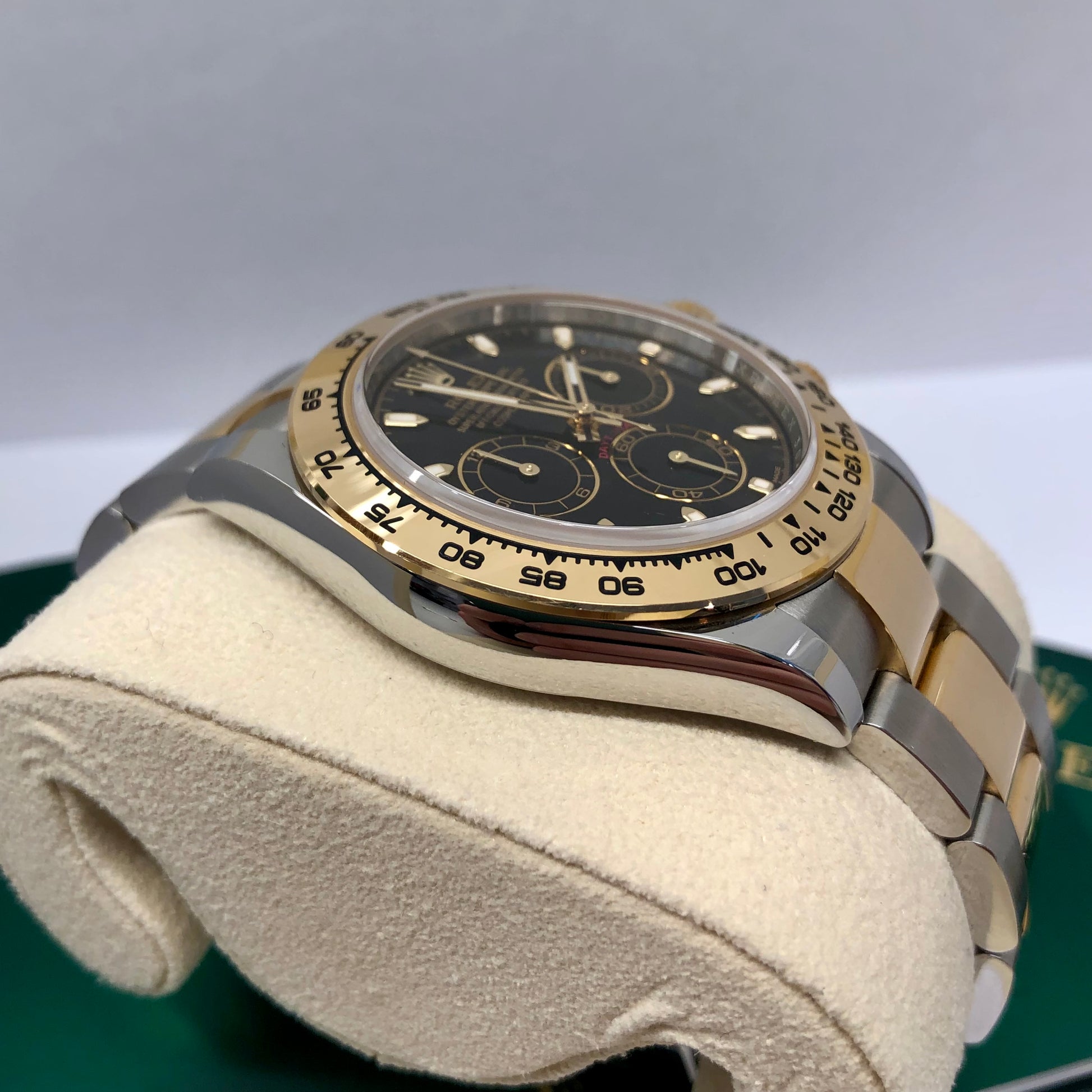2021 Rolex Daytona Cosmograph 116503 Black Two Tone Chronograph Box Papers - Hashtag Watch Company